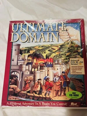 ULTIMATE DOMAIN-PC/IBM/CD ROM-Big Box-Microids-1994-New/Unopened/Sealed - Image 1 of 4