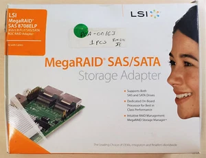 LSI MegaRaid SAS 8708ELP LSI00141 Storage Adapter - Picture 1 of 4