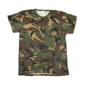 Camiseta Genuina Ejército Holandés Excedentes Algodón Bosque Camuflaje - Imagen 1 de 1