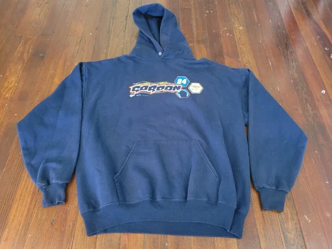 Vintage Winner's Circle Jeff Gordon Navy Blue Hoodie Size XL Cover