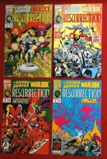 Silver Surfer Warlock Resurrection #1-4 Complete Marvel Set 1993 Mephisto Gamora