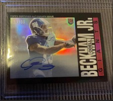 2014 Odell Beckham Jr Topps Chrome MINI 1985 Refractor RC Auto 10/15 Autograph