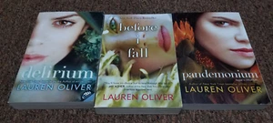 LAUREN OLIVER 3 trade size books Delirium Trilogy plus other - Imagen 1 de 4