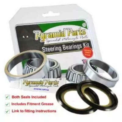 Steering Head Bearing Set (Bearings + Dust Caps) Honda MB80 - Image 1 of 2