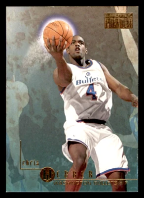 1996 SkyBox Premium Chris Webber    #129 Washington Bullets - Image 1 of 2
