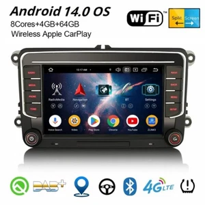 Android 14 Navi Autoradio Für VW Golf 5/6 Tiguan Passat B6 Polo Caddy Skoda SEAT - Bild 1 von 24