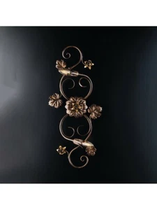 Lampada da soffitto plafoniera classica in ferro battuto marrone rose bon-263 - Picture 1 of 1