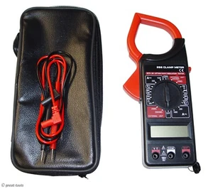 DIGITAL CLAMP METER – clamp on amp meter – Volt Ohm Amp tester - Picture 1 of 1