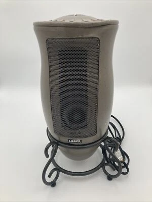 Lasko 6410 Designer Series Oscillating Space Heater Tan w Metal Base Tested Foto 1 de 4