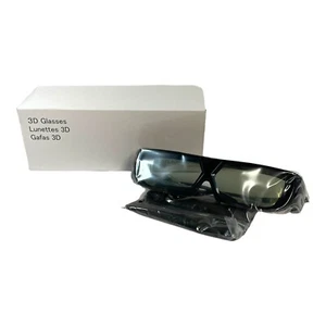 New 3D 3D Glasses Lunettes DC3V Black With Pouch Black - Picture 1 of 5