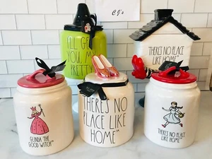 RAE DUNN THE WIZARD OF OZ CANISTER "YOU CHOOSE" Dorothy Witch House Glinda NEW - Picture 1 of 33