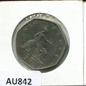 50 NEW PENCE 1977 UK GREAT BRITAIN Coin #AU842U - Picture 1 of 3