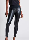 New ASSETS by SPANX All Over Faux Leather Leggings Black M 20258R $40