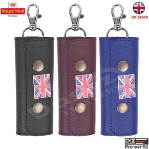 Echtleder Schlüsselanhänger 100% reines Leder, Union Jack Flagge (#Art 3) - Bild 1 von 15