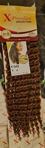 Xpression Curly braiding Hair for goddess braids boho braids, pick n drop col30 - Picture 1 of 2