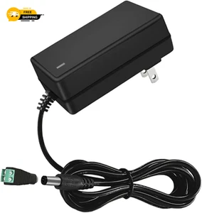Alimentatore 24V 1.5A Adattatore 100-240V AC a DC Convertitore con Spina 5.5X2.5Mm per - Foto 1 di 9