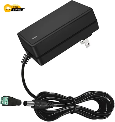 24V 1.5A Power Supply Adapter 100-240V AC to DC Converter W/ 5.5X2.5Mm Plug for - Image 1 of 4