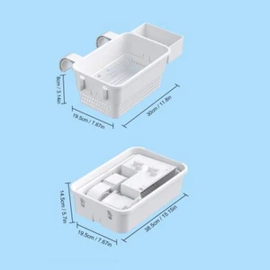 Pool Shelf Set Pool Basket with Hooks Above Ground Pool Accessories (2 Sets) US - Picture 1 of 18