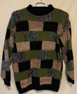 Long Sleeved Pullover Sweater Clifton Place Knits LTD Pit to Pit 24" - Picture 1 of 4