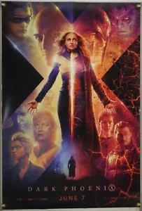 DARK PHOENIX DS ROTOLATO ORIGINALE UN FOGLIO POSTER FILM (2019) - Foto 1 di 1