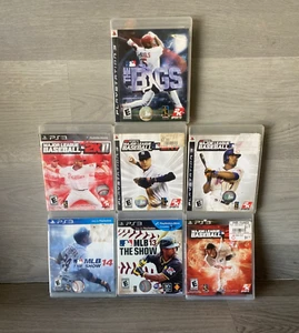 Major League Baseball MLB 2K7 2K8 2K11 2K12 The Show 13 14 PlayStation PS3 Lot 7 - Picture 1 of 3