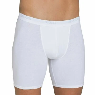 Boxer long basic da uomo con elastico esterno in cotone elasticizzato di Sloggi - Immagine 1 di 2