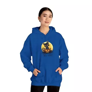 Beware Magic Inside Custom Sweatshirt, Halloween Katze VORSICHT Unisex Hoodie - Bild 1 von 21
