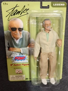 Stan Lee Legend Mego 8” Action Figure POW Out Of Print NIB - Picture 1 of 2