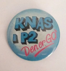 VINTAGE BADGE PIN BUTTON GRAND FORMAT DANEMARK N°57 - Imagen 1 de 1