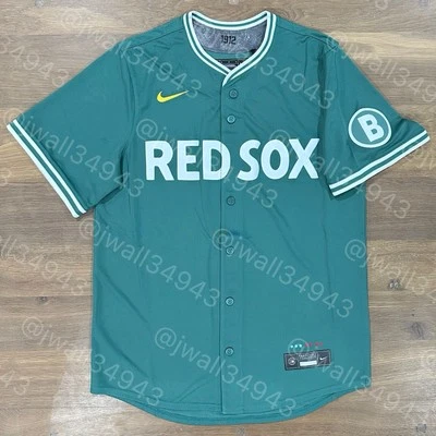 AUTHENTIC Nike Boston Red Sox 2025 Men City Connect Limited Jersey Green Monster - Image 1 of 4