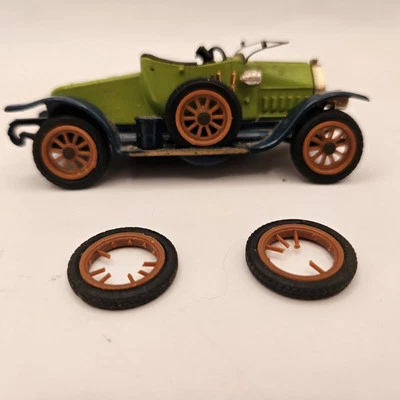 Rio #12 1914 Spyder Fiat Zero Green Die Cast Car METAL 1:43 - Image 1 of 4