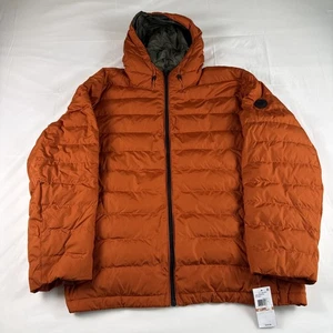 Michael Kors Orange Spice Mens XXXL Premium Down Blend Puffer Zip Jacket NWT - Picture 1 of 24