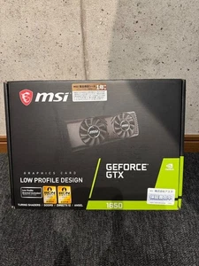 MSI GeForce GTX 1650 4GB Low Profile Japan Uesd - Picture 1 of 6
