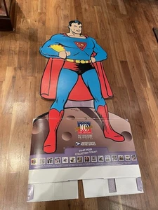 Superman Karton ausgeschnitten Standee USPS Briefmarken Display 1998 Post Office Promo - Bild 1 von 3
