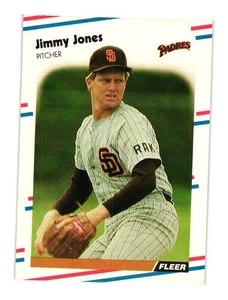 1988 Fleer #588 Jimmy Jones San Diego Padres - Picture 1 of 2