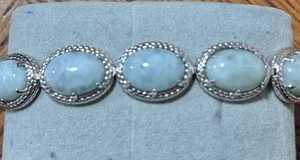 PAJ Joy Sterling Jade Armband Größe 6,5 Handgelenk verstellbar Knebel - Bild 1 von 6
