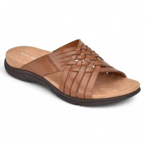 Easy Spirit Women's Meadow Sandals - Cognac Leather (Size 8.5) - Picture 1 of 3