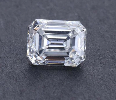 Diamond D Color FL-Clarity 6.8 Ct Certified Lab-Grown Emerald Cut CVD Gems 5OSR - Image 1 of 4