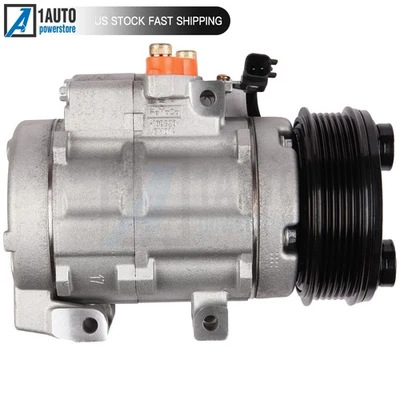 A/C AC Compressor With Clutch For 2007-2014 Ford Expedition Lincoln Navigator - Image 1 of 4