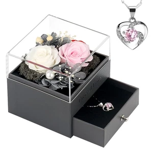 Preserved Rose,Birthday Gifts for Women Mom Girlfriend,Gifts for Mom Grandma ... - Picture 1 of 6