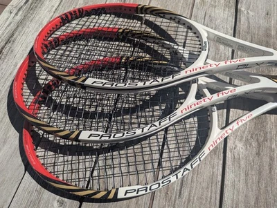 3 x Wilson SIX.ONE 95 BLX Pro Staff, ninety five, L3=4 3/8 Tennisschläger/Racket - Bild 1 von 4