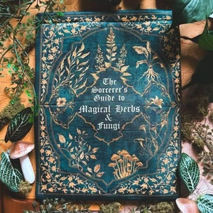 Wizarding Trunk Harry Potter Sorcerer Guide to Magical Herbs & Fungi Book Sleeve - Picture 1 of 3