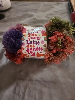 BRAND NEW SKEINS - Lion Brand Yarn - That '70s Yarn - Right On Genial #606 - Image 1 of 2