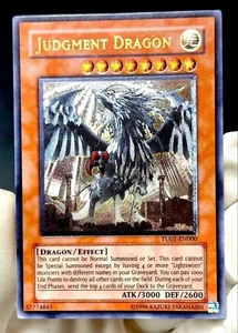 Judgment Dragon TU01-EN000 Ultimate Rare Yu-Gi-Oh Card English Holo - Picture 1 of 6