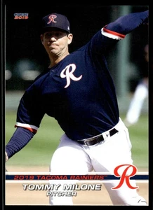 2019 Tommy Milone MiLB Minor League Rookie Tacoma Rainers - Picture 1 of 2