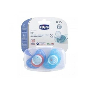 CHICCO succhietto physio air Boy silicone 6-12 m 2 pezzi - Foto 1 di 1