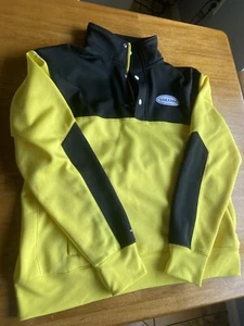 Volcom Jacket Black And Yellow Mens Size Medium ( M ) - Picture 1 of 6