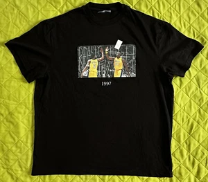 Kobe Bryant and Shaquille O'Neal LA Lakers Tee by Throwback 100% Baumwolle Gr. S - Bild 1 von 7