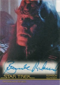 Tarjeta autógrafa A137 Star Trek Inflexions, Branscombe Richmond (Klingon Gunner) - Imagen 1 de 2
