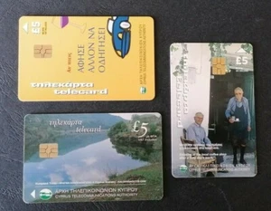 CYPRUS lot of 3 PHONE CARDS 2000 - 2001 - Picture 1 of 2